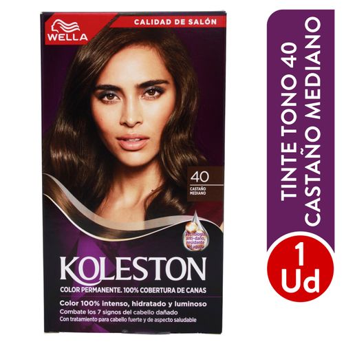 Tinte Koleston Wel Castaño Mediano 40 - 1unidad