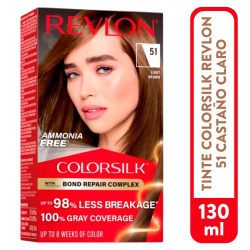 Tinte Revlon Castano Claro Silk51 - 130ml