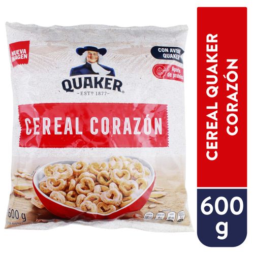 Cereal Quaker Corazón Entero - 600 g
