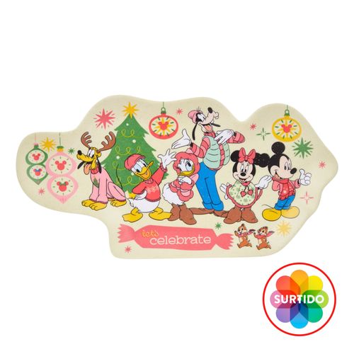Plato Disney de melamina con forma de trineo decorativo Navidad