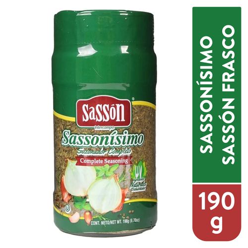 Sazonador completo Sassón ingredientes naturales deshidratados - 190 g