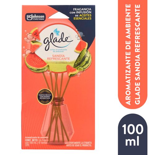 Aromatizante Glade varitas Sandía Refrescante - 100 ml