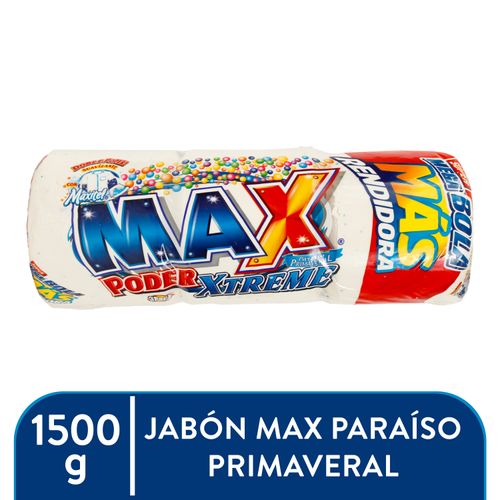 Jabón Max Poder Mega Bola 3 pack blanco - 1500 g