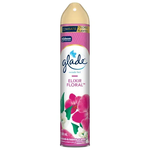 Aromatizante en Aerosol Glade Elixir Floral - 400 ml