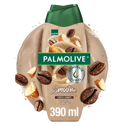 Gel de Baño Palmolive Naturals Smoothie Café y Almendras - 390 ml
