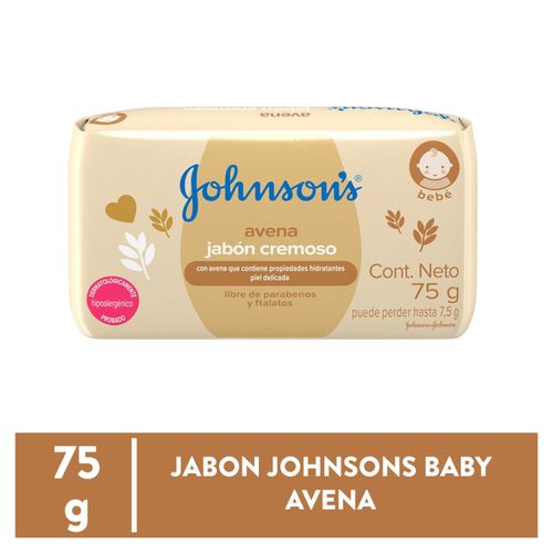 Jabón Johnsons Baby Avena 75 g