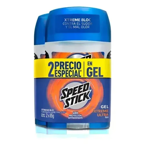 Desodorante Antitranspirante Speed Stick 24/7 Xtreme Ultra Gel - 85 g 2 Pack