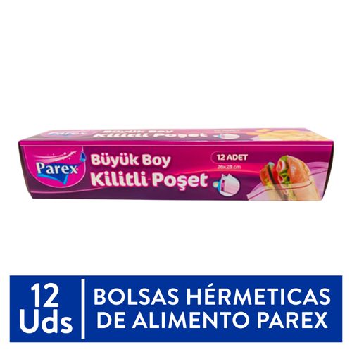Bolsa Alimentos Parex Congelar 12 Ea