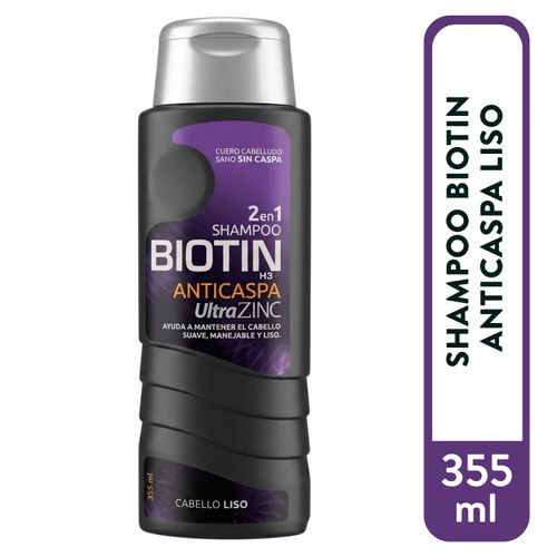 Shampoo Biotin Anticaspa Liso - 355ml