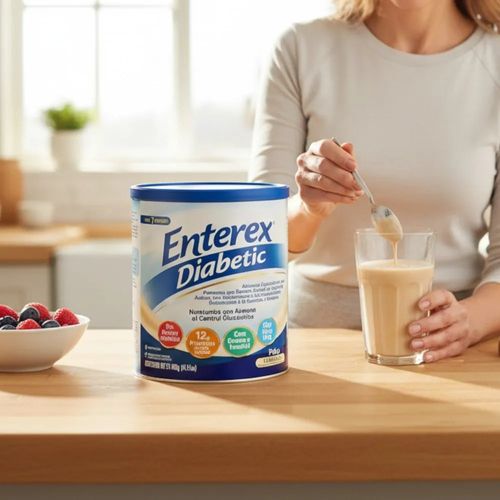 Alimento en polvo Enterex Diabetic sabor Vainilla - 400 g