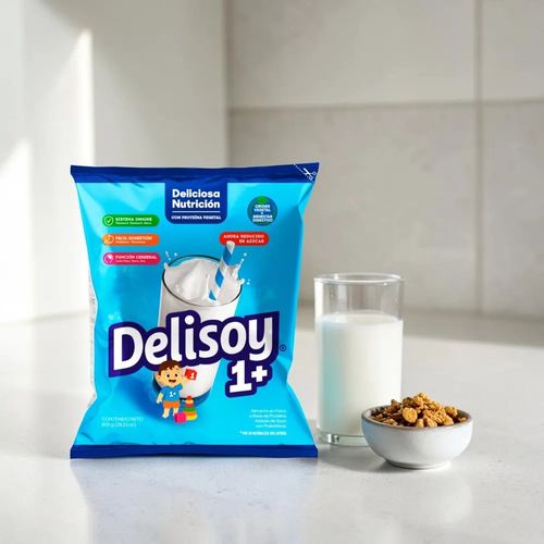Bebida En Polvo Delisoy 1mas Ra 800gr