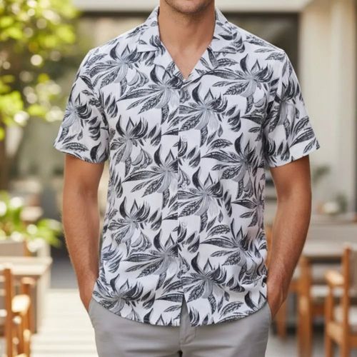 Camisa Boulevard con diseño manga corta