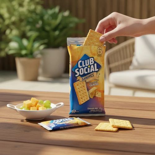 Galleta Club Social Queso 24g
