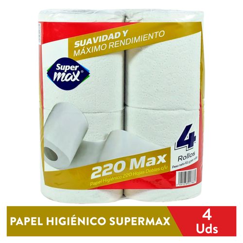 Papel Higiénico Suli 220 Hojas Dobles - 4 Rollos