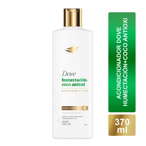 Acondicionador Dove Humectacion + coco en liquido - 370 ml
