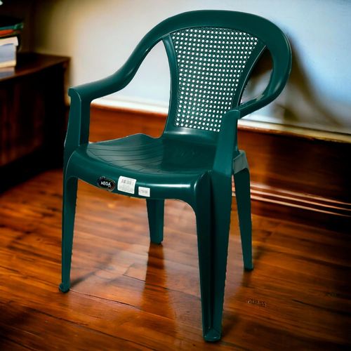 Silla Megaplast turin con brazos color verde - 1 UD