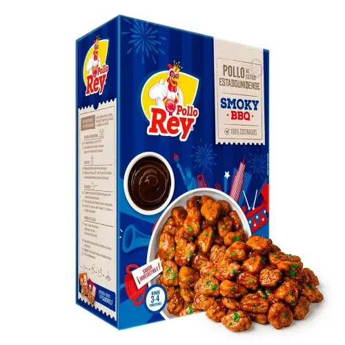 Trozos de Pollo Rey SMOKY BBQ USA 480g