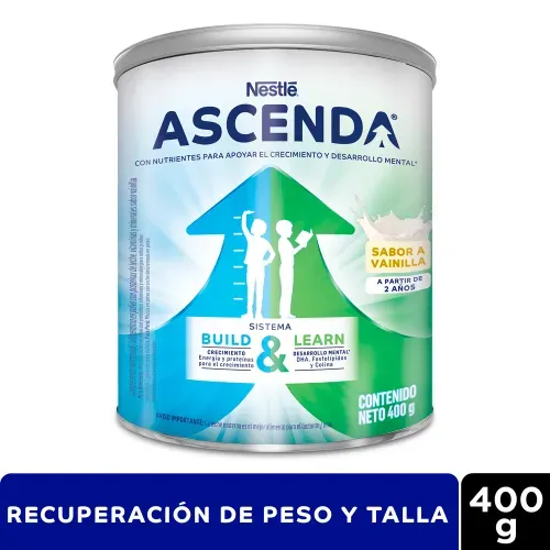 Nestlé ASCENDA® Sabor Vainilla Lata - 400 g