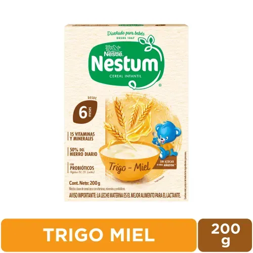 Cereal Infantil NESTUM® Trigo Miel Caja - 200 g
