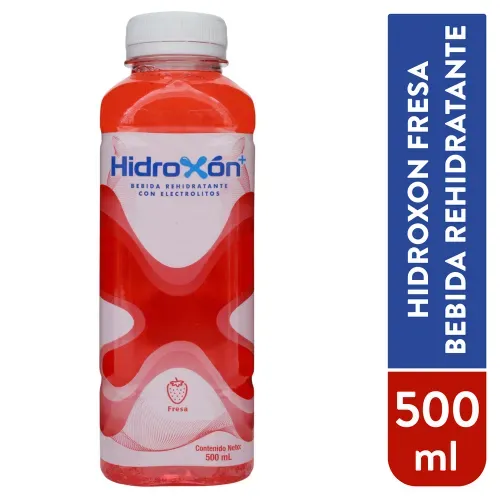 Bebida hidratante con electrolitos Hidroxón sabor fresa - 500 ml