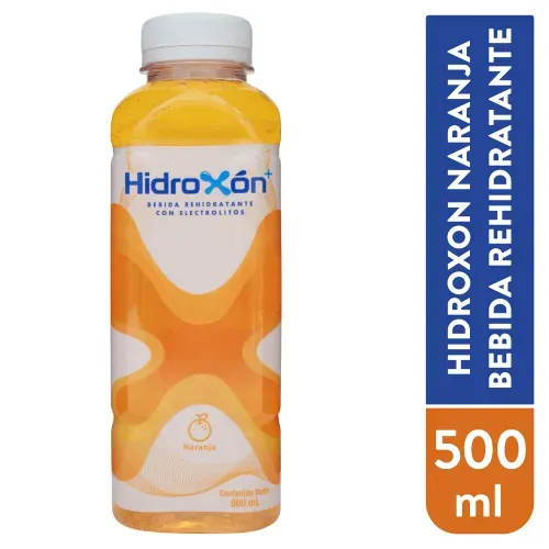Bebida Hidroxon rehidratante naranja con electrolitos - 500 ml