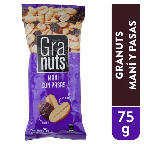 Granuts Mani Con Pasas 75 g