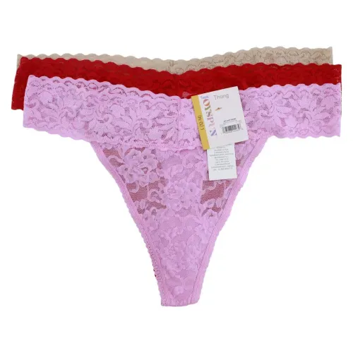 Tangas Joyspun de encaje - 3 Uds