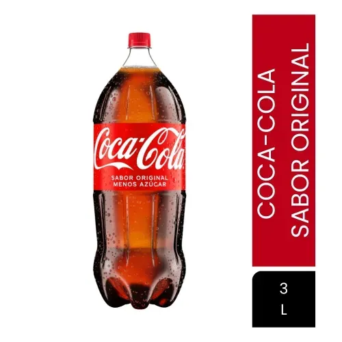 Bebida Gaseosa Coca-Cola Sabor Original - 3 L