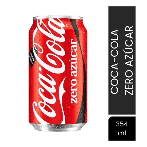 Gaseosa Coca-Cola Zero Azúcar Lata - 354 ml