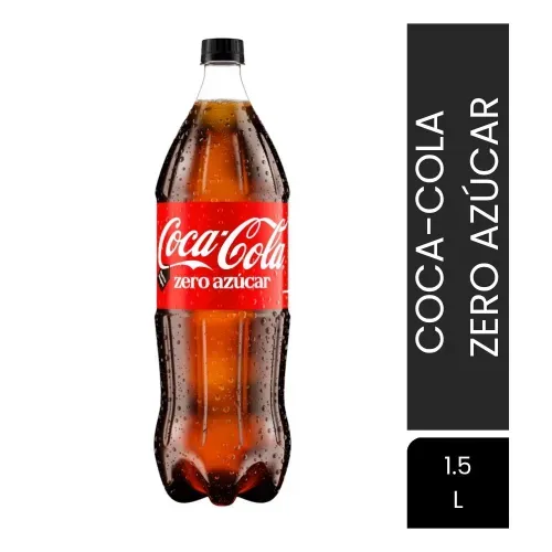 Gaseosa Coca-Cola Zero Azúcar Pet - 1.5 L