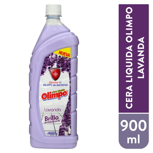 Cera Olimpo Para Piso Liquida Lavanda - 900ml