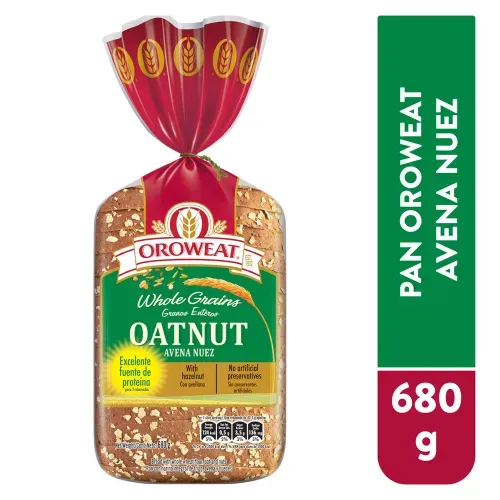 Pan Oroweat Avena Nuez 680 Gr