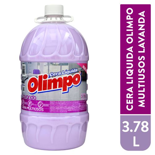 Cera Olimpo Para Piso Liquida Lavanda - 3875 ml
