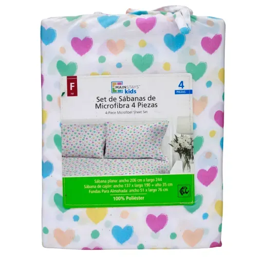 Juego de sábanas matrimonial Mainstays infantil