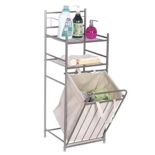 Organizador Mainstays  Hamper Silver