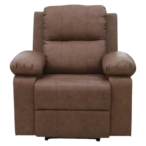Sillón reclinable Mainstays tela sinténtica individual