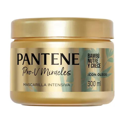 Mascarilla Intensiva Pantene Pro-V Miracles Bambú Nutre Crece - 300 ml