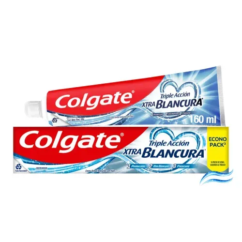 Pasta Dental Colgate Triple Acción Xtra Blancura - 160 ml