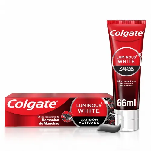 Pasta Dental Colgate Luminous Charcoal - 66 ml