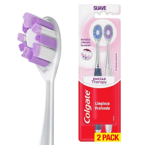 Cepillo de Dientes Colgate Encías Therapy - 2 Pack