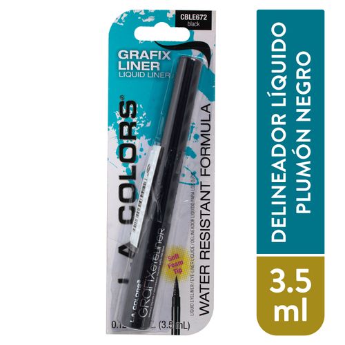 Delineador Liquido Plumón Negro - 3. 5 ml