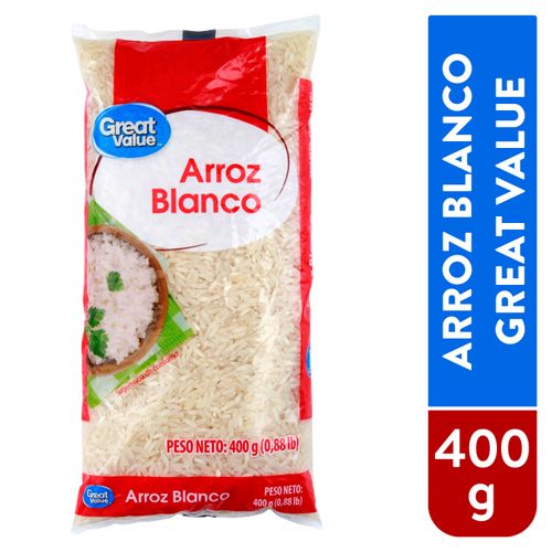 Arroz Great Value Blanco - 400 g