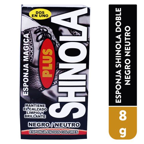 Esponja Shinola Doble Negro Neutro - 8 g
