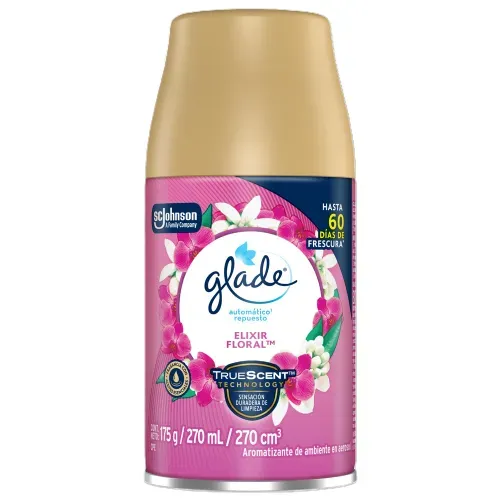 Aromatizante Automático Glade Elixir Floral Repuesto -175 g