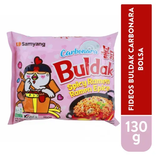 Fideos instantáneos Samyang Buldak carbonara - 130 g