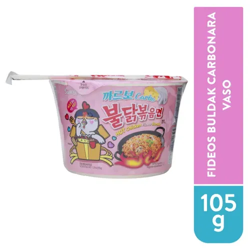 Fideos Buldak Carbonara Vaso 105g