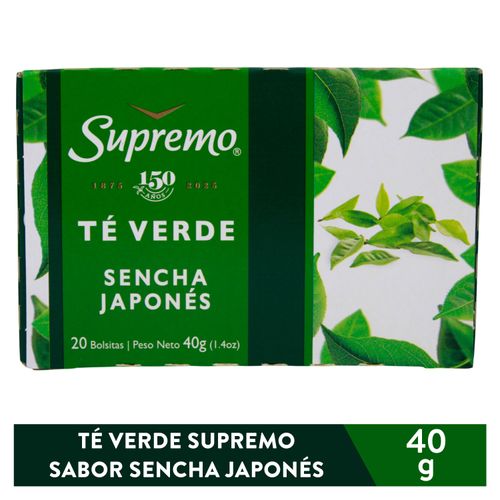 Té Supremo Verde Sencha Japonés - 40 g