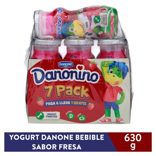 Yogurt Danonino Bebible sabor Fresa - 630 g