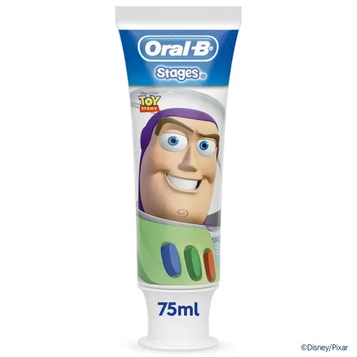 Pasta Dental Oral-B Stages Infantil Toy Story Jazmin - 75 ml