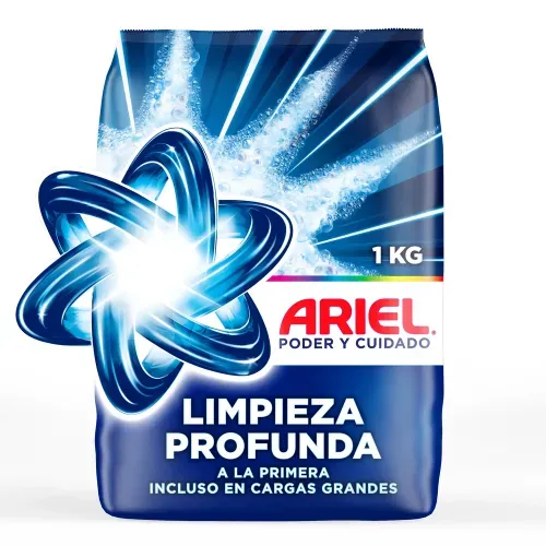 Detergente Polvo Ariel Limpieza Profunda Ultra Fino - 1 kg
